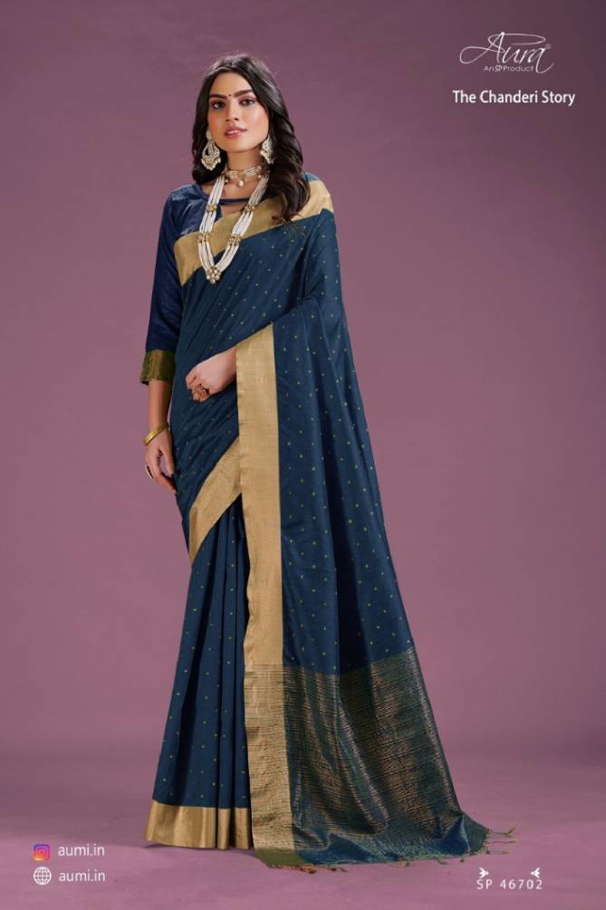 Aura The Chanderi Story Festive Wear Wholesale Designer Sarees
